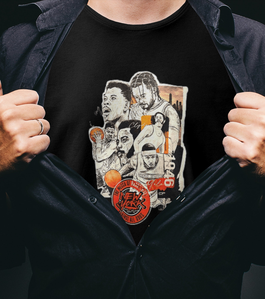 New York Knicks Basketball Against All Odds Mecca 1946 T-Shirt