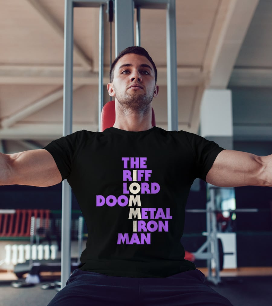 The Riff Lord Iommi Doom Metal Iron Man T-Shirt