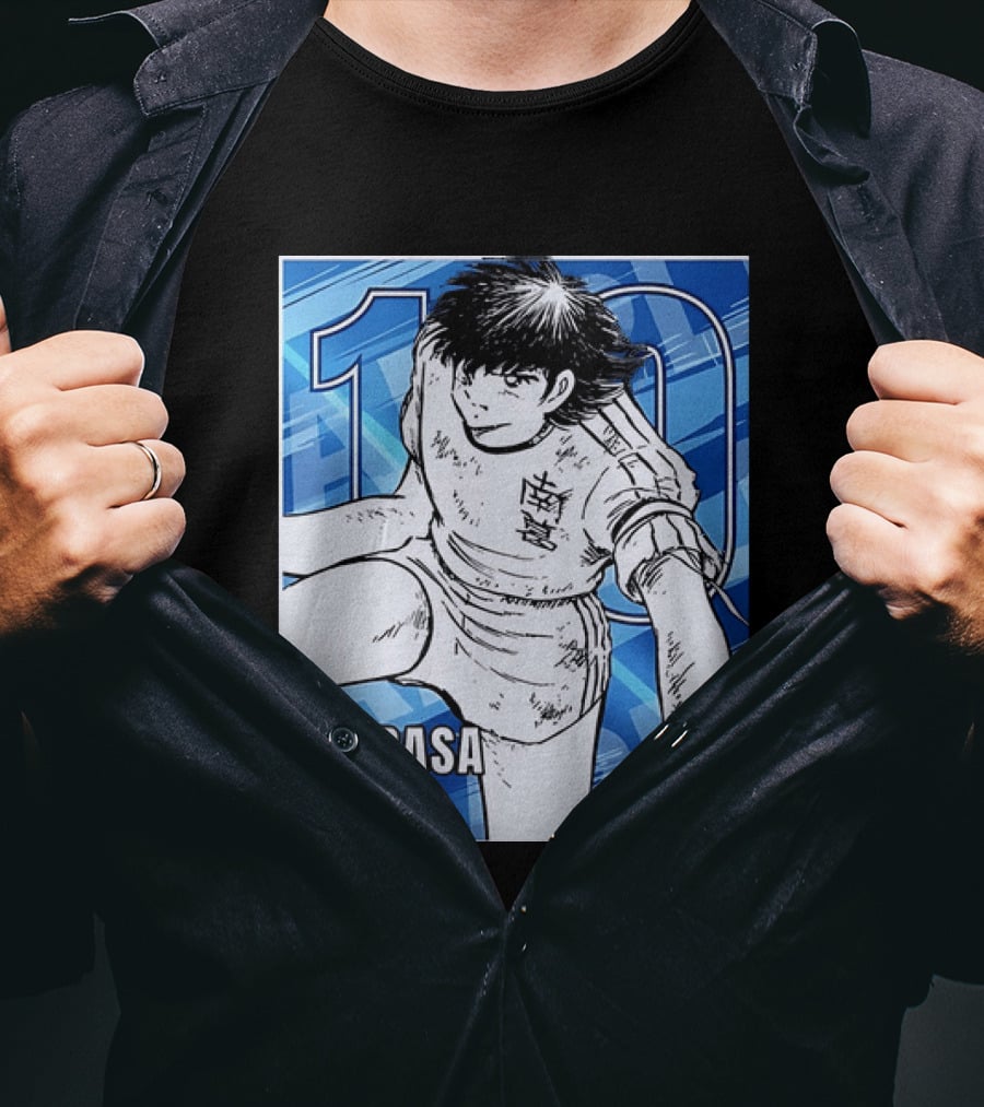 Tsubasa Ozora Nankatsu 10 Captain Tsubasa Anime Manga Series T-Shirt