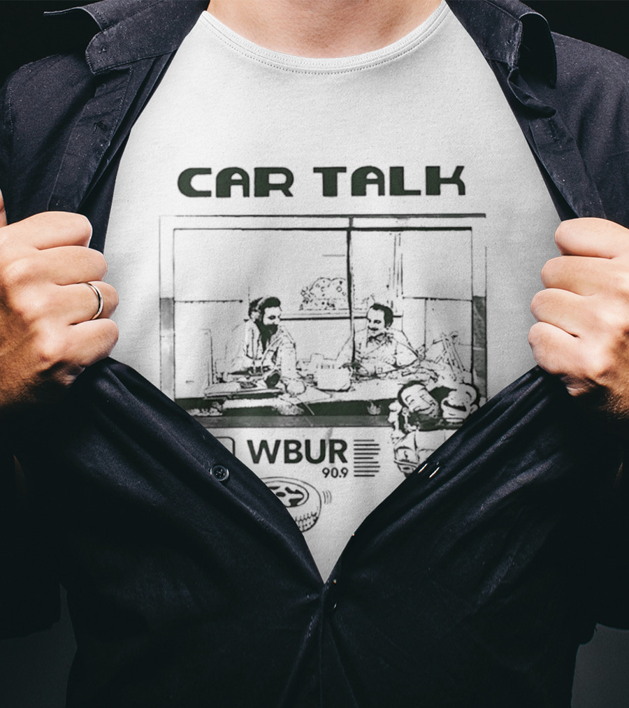 Car Talk WBUR Ray And Tom Magliozzi Tappet Brothers 909 NPR T-Shirt