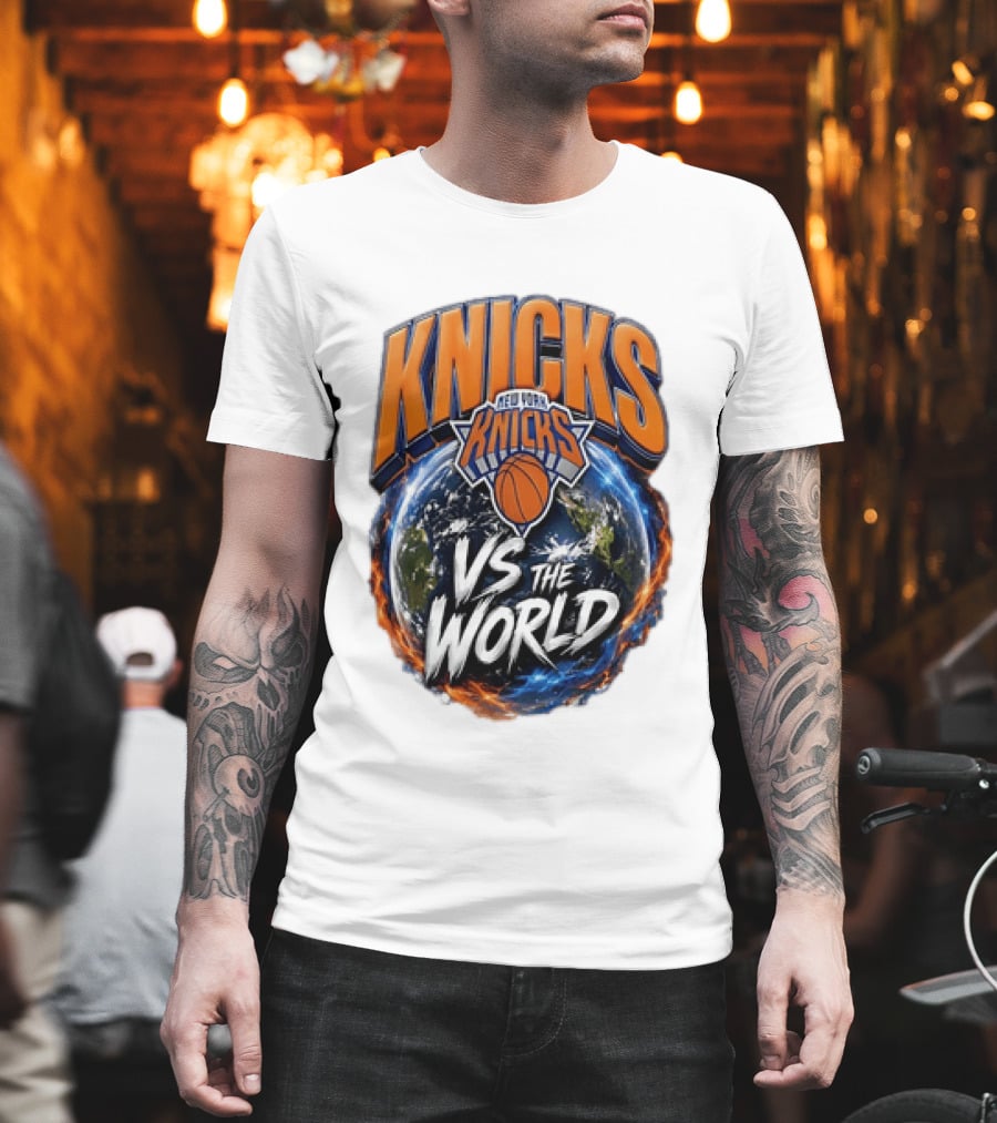 Knicks New York VS The World Basketball Team T-Shirt