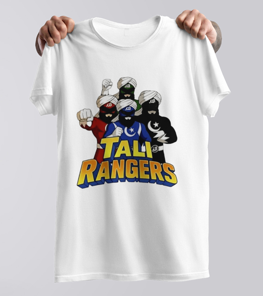 Tali Rangers Turban Wearing Superhero Group T-Shirt
