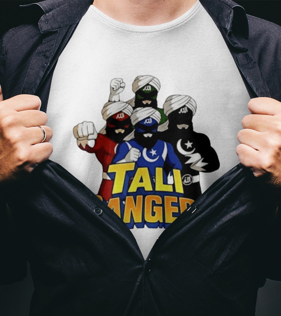 Tali Rangers Turban Wearing Superhero Group T-Shirt