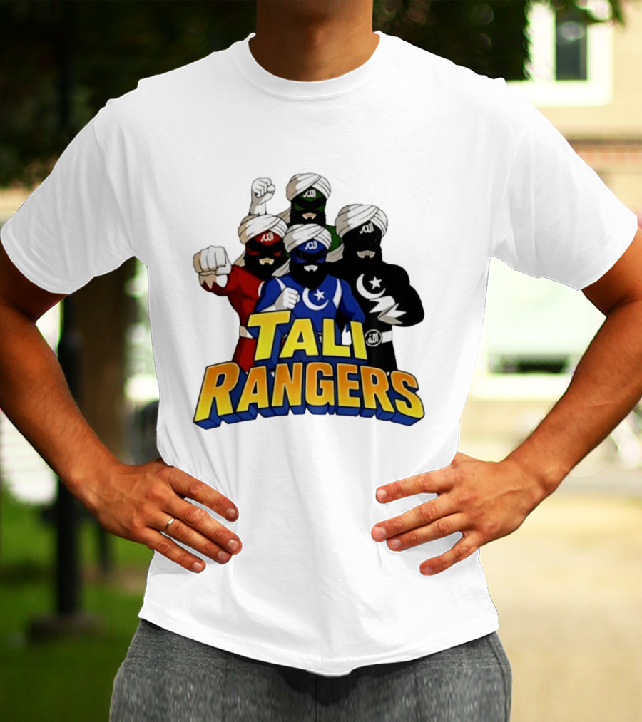 Tali Rangers Turban Wearing Superhero Group T-Shirt