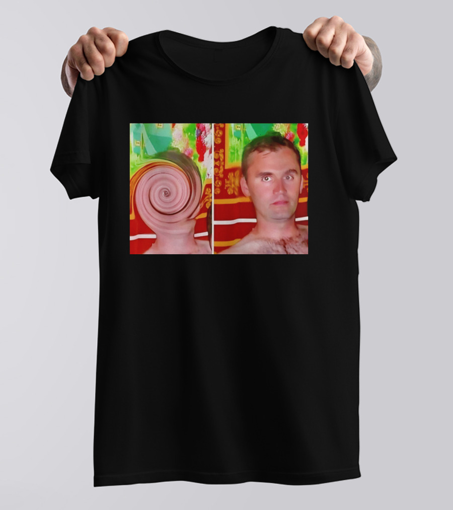 Swirly Kirk Charlie Robocough Kirkification Meme Spiral Face Effect T-Shirt