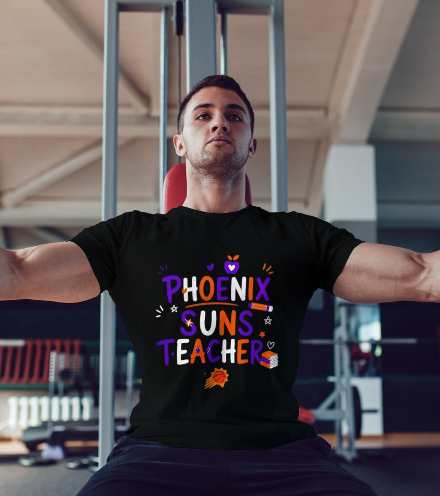Phoenix Suns Teacher Back To School Basketball NBA T-Shirt