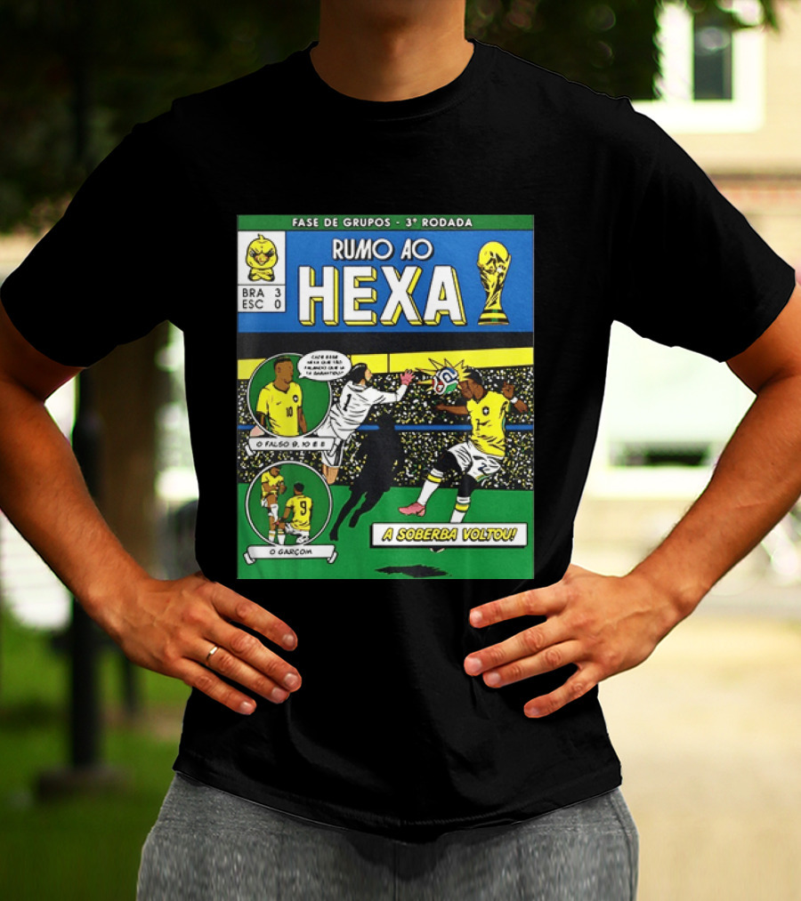 Vinicius Junior Brazil 2026 Rumo Ao Hexa Fase De Grupos O Garcom O Falso 9 A Soberba Voltou T-Shirt