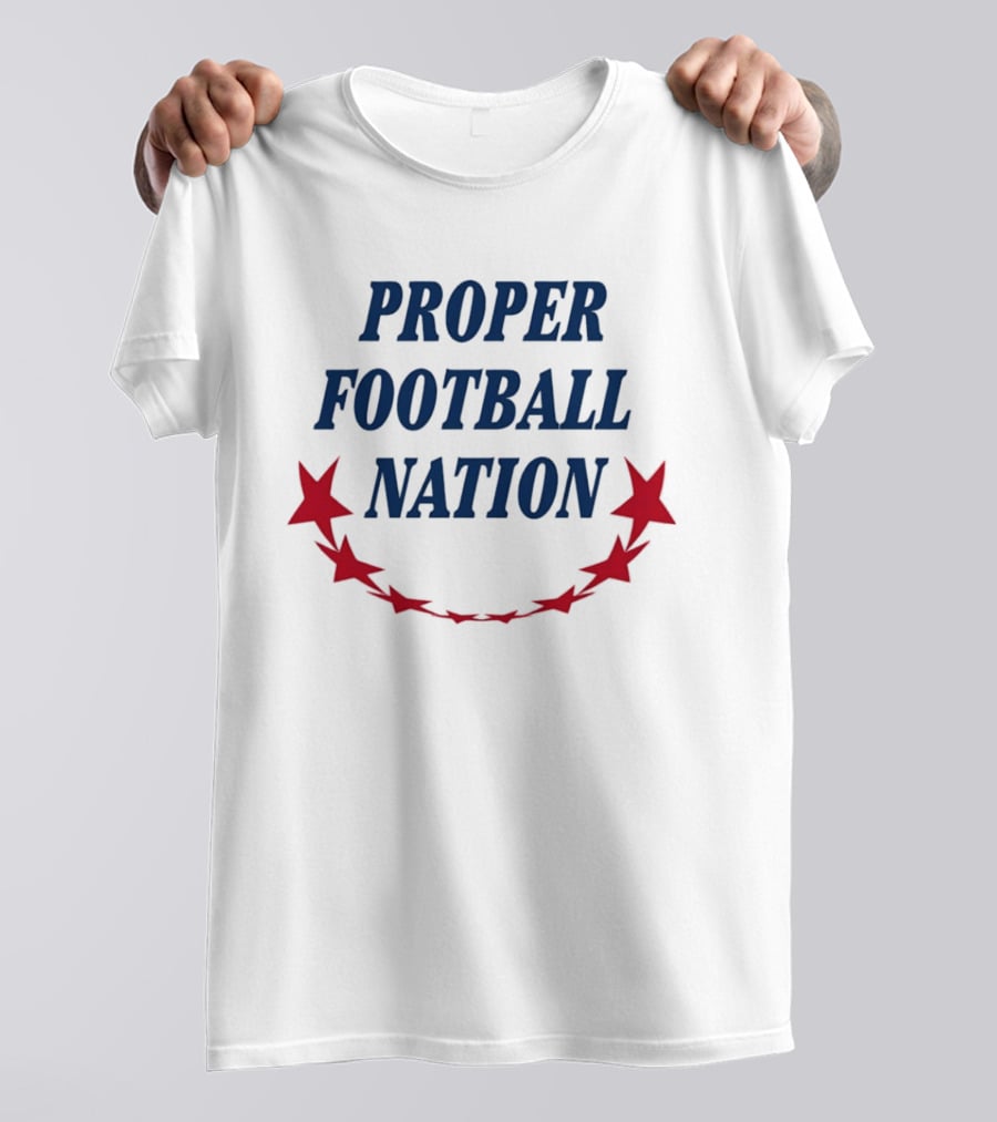 Proper Football Nation Red Stars Circle T-Shirt