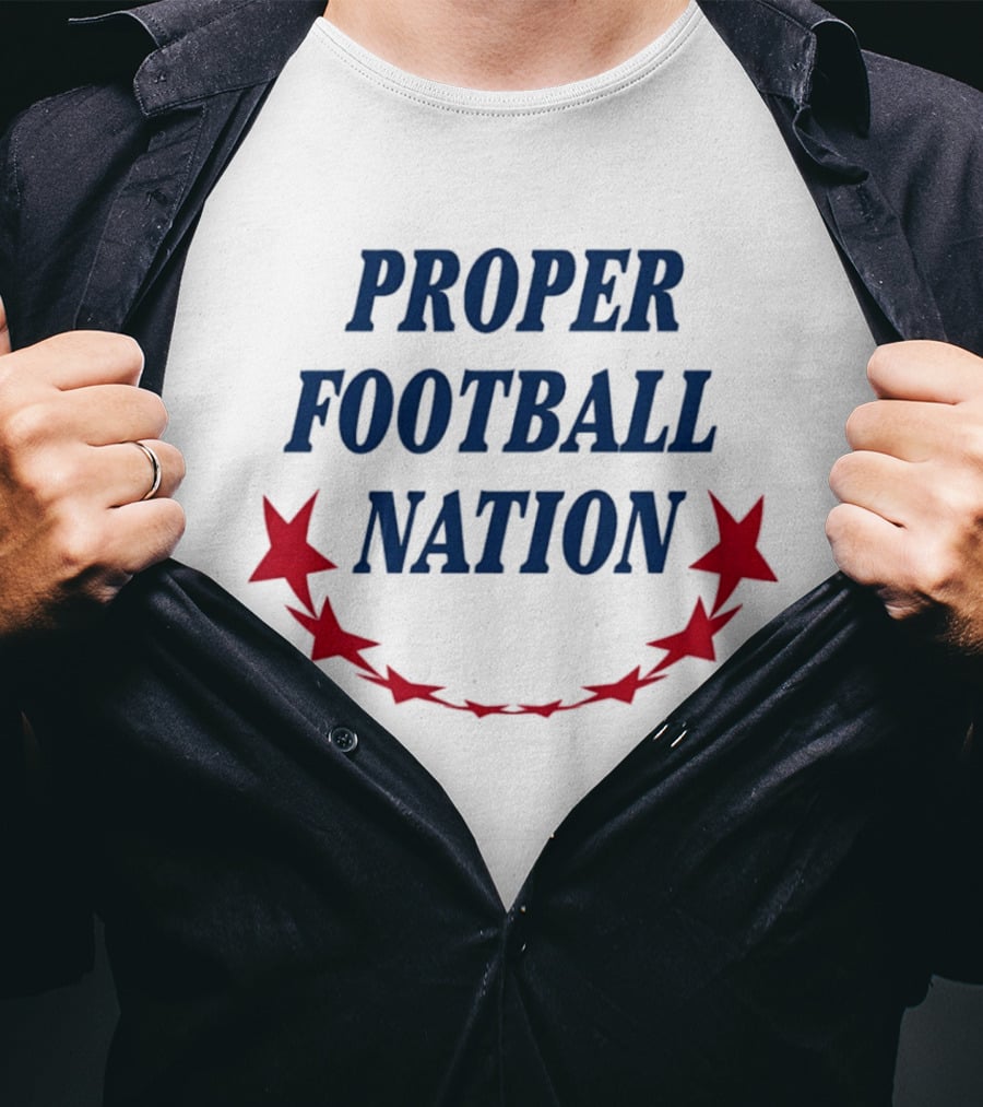 Proper Football Nation Red Stars Circle T-Shirt