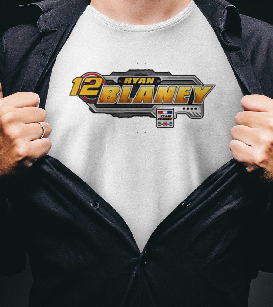 Ryan Blaney Team Penske 12 NASCAR Cup Series Racing Fan Gear T-Shirt