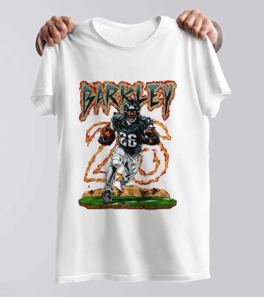 Barkley 26 Philadelphia Football Running Back T-Shirt