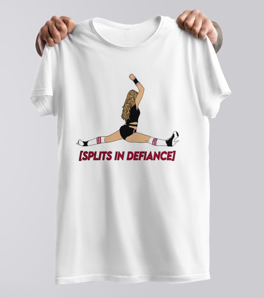 Splits In Defiance Cheerleader Dance Pose T-Shirt