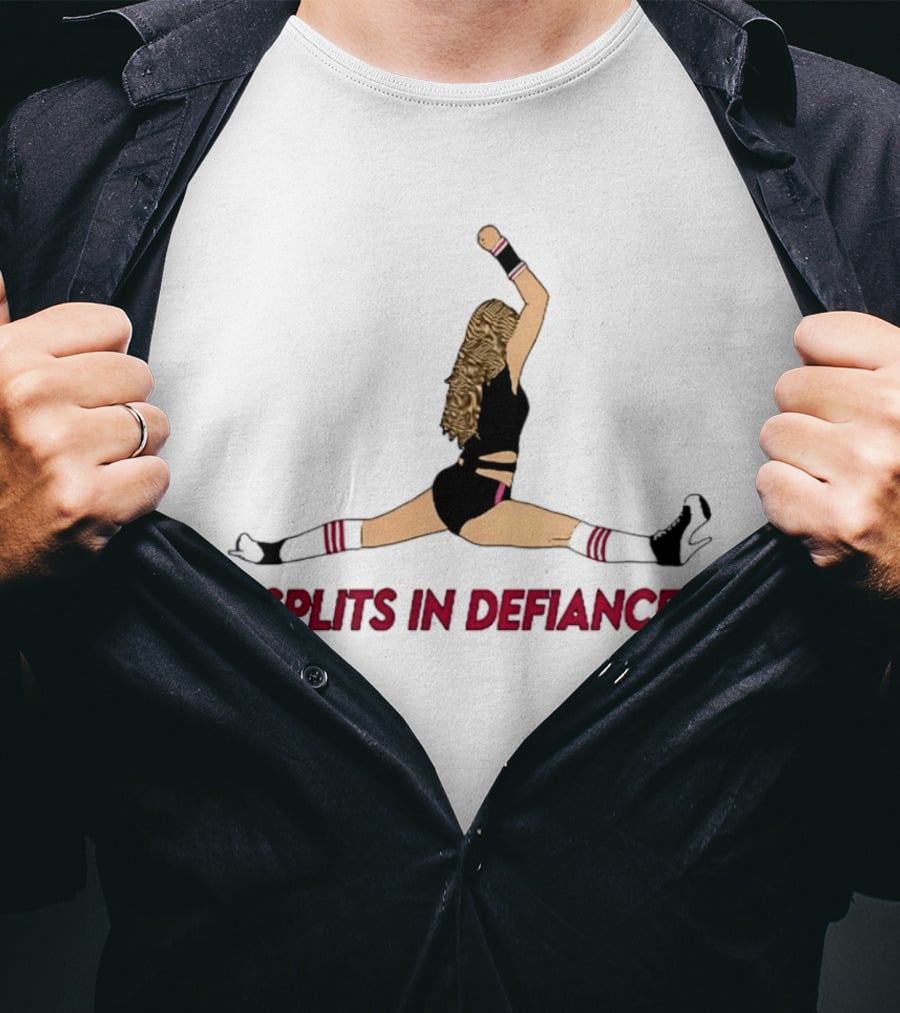 Splits In Defiance Cheerleader Dance Pose T-Shirt