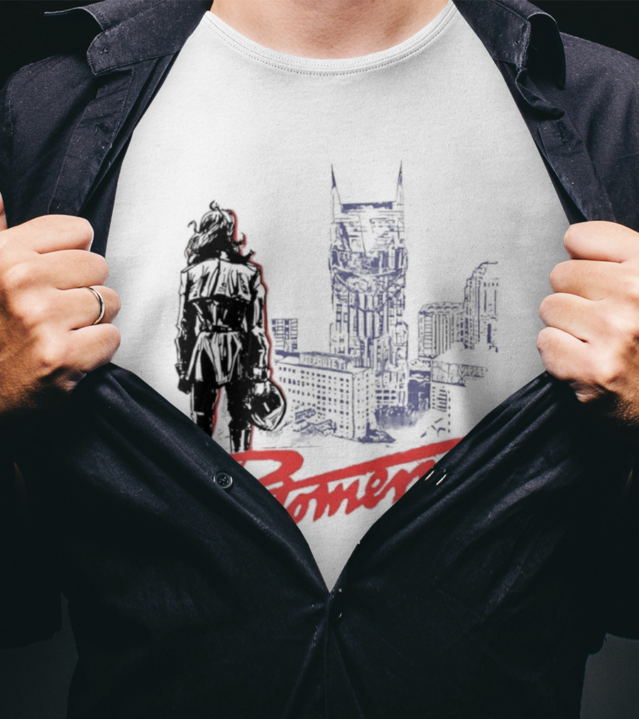 The Protomen Nashville Skyline Synthwave Rock Opera T-Shirt