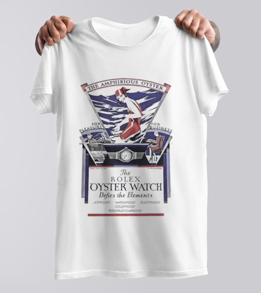 The Rolex Oyster Defies The Elements Mercedes Gleitze Endurance Record T-Shirt