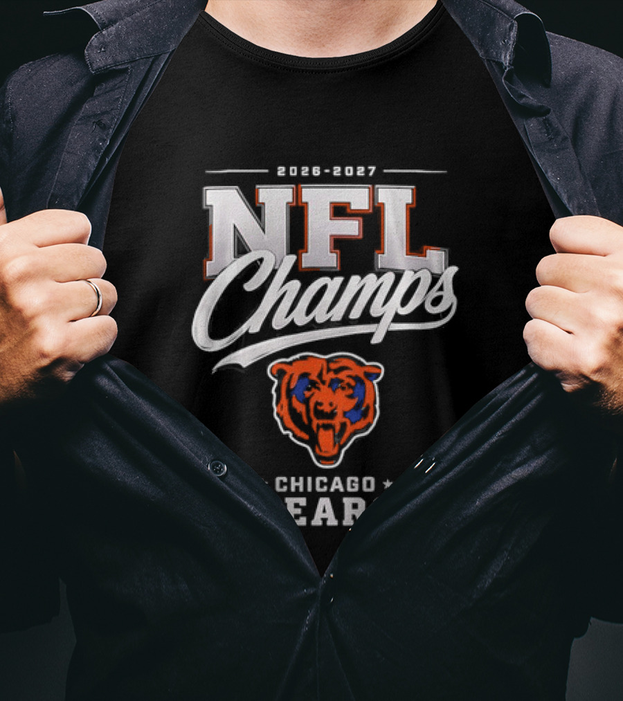 2026 2027 NFL Champs Chicago Bears T-Shirt