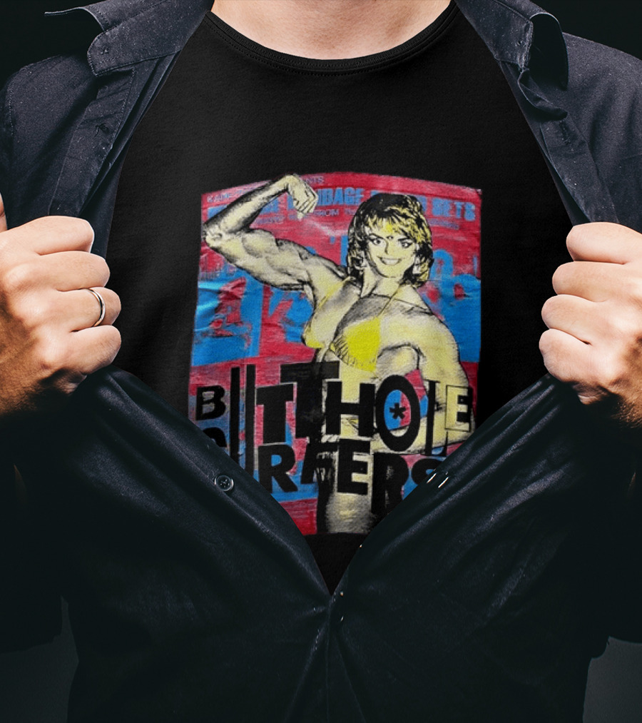 Butthole Surfers Gym Retro Bodybuilder T-Shirt
