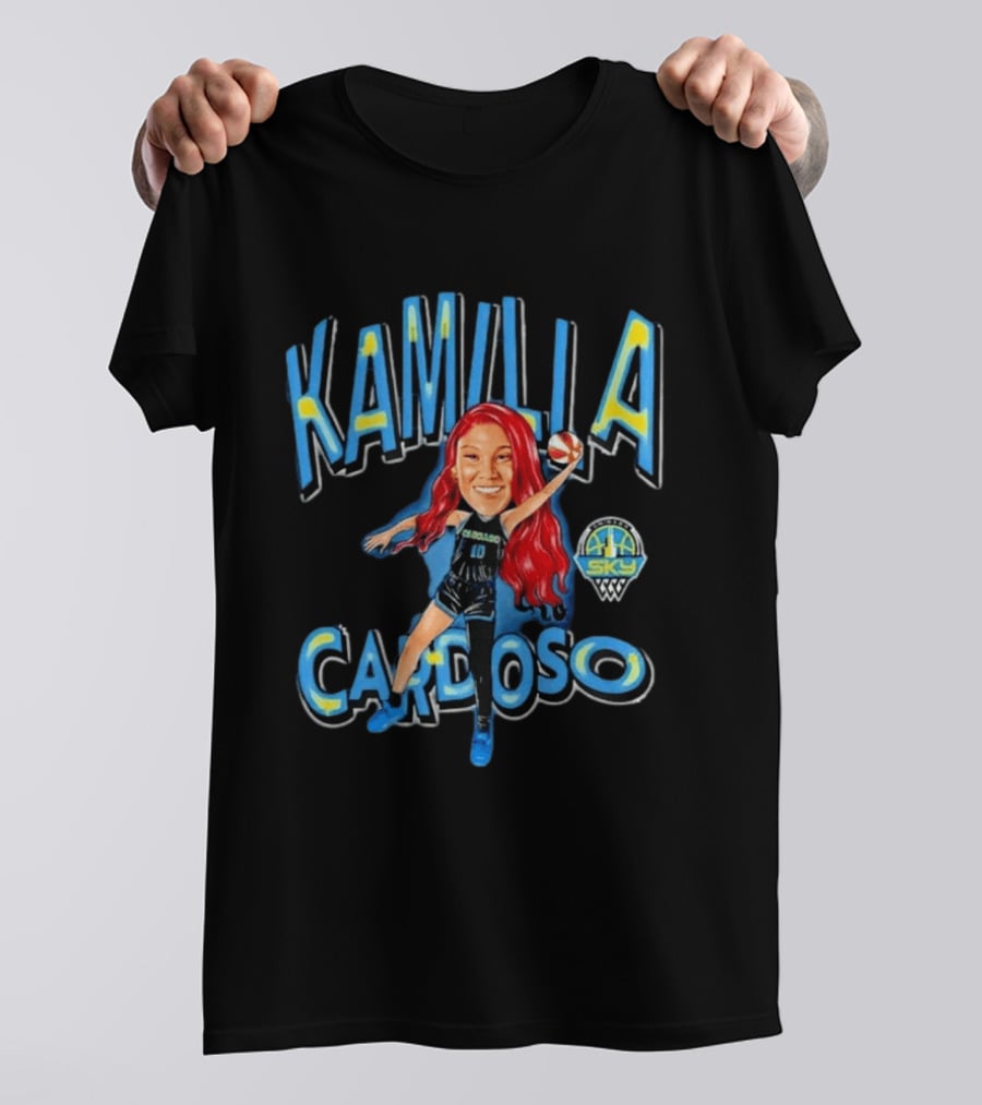 Kamilla Cardoso Chicago Sky Basketball T-Shirt