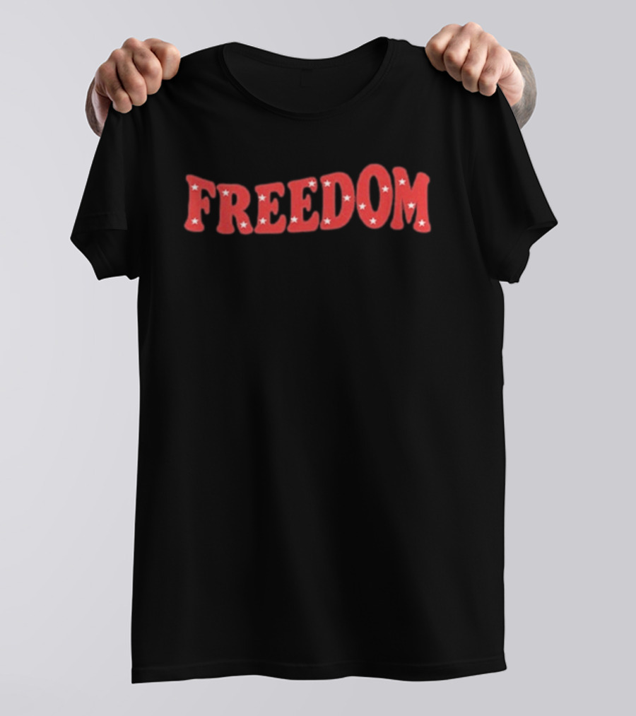 Freedom 4th Of July Stars Couples T-Shirt