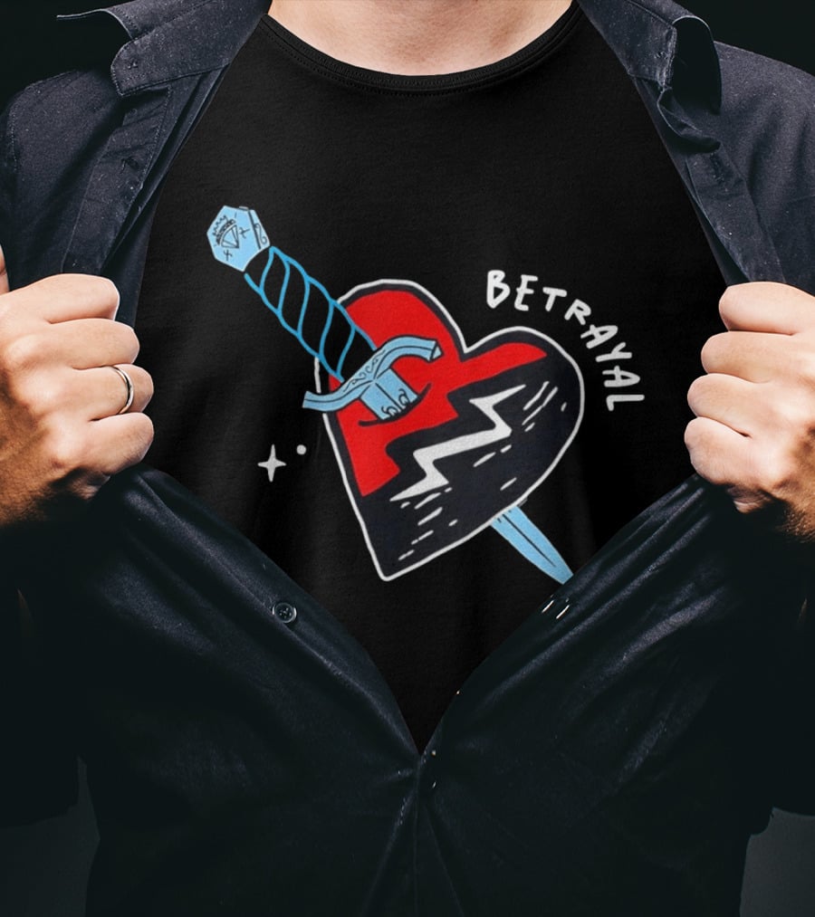 Heart Sword Betrayal T-Shirt