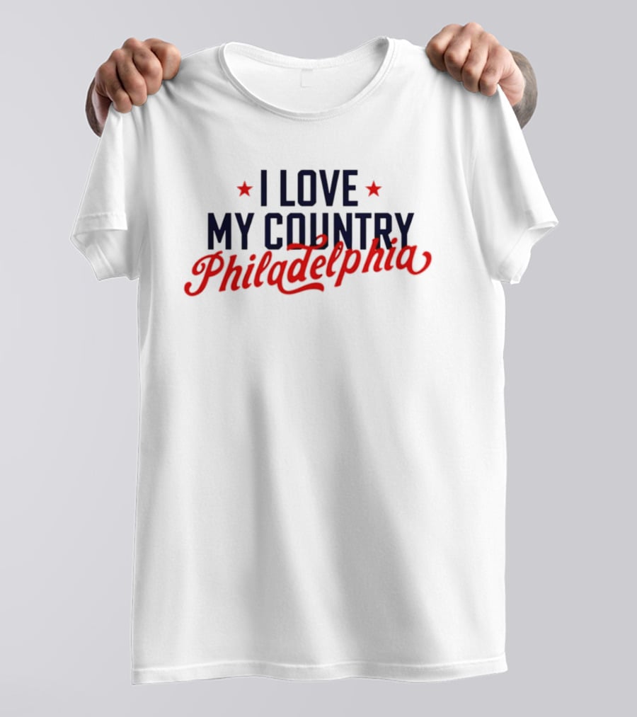 I Love My Country Philadelphia Stars T-Shirt
