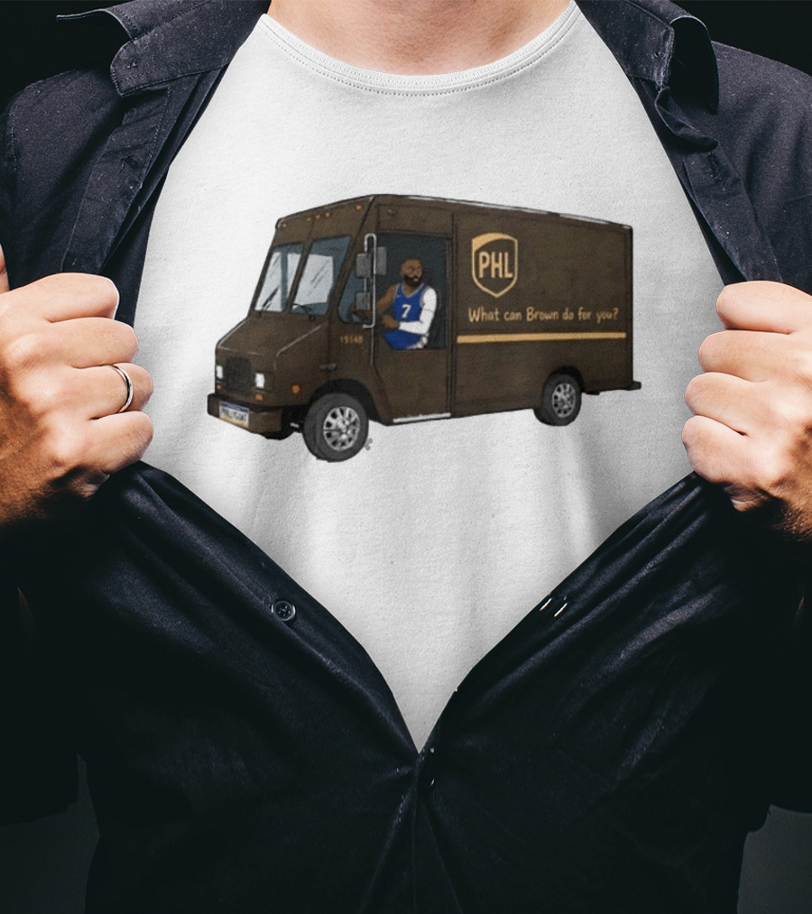 James Harden Philadelphia 76ers PHL Truck What Can Brown Do For You T-Shirt