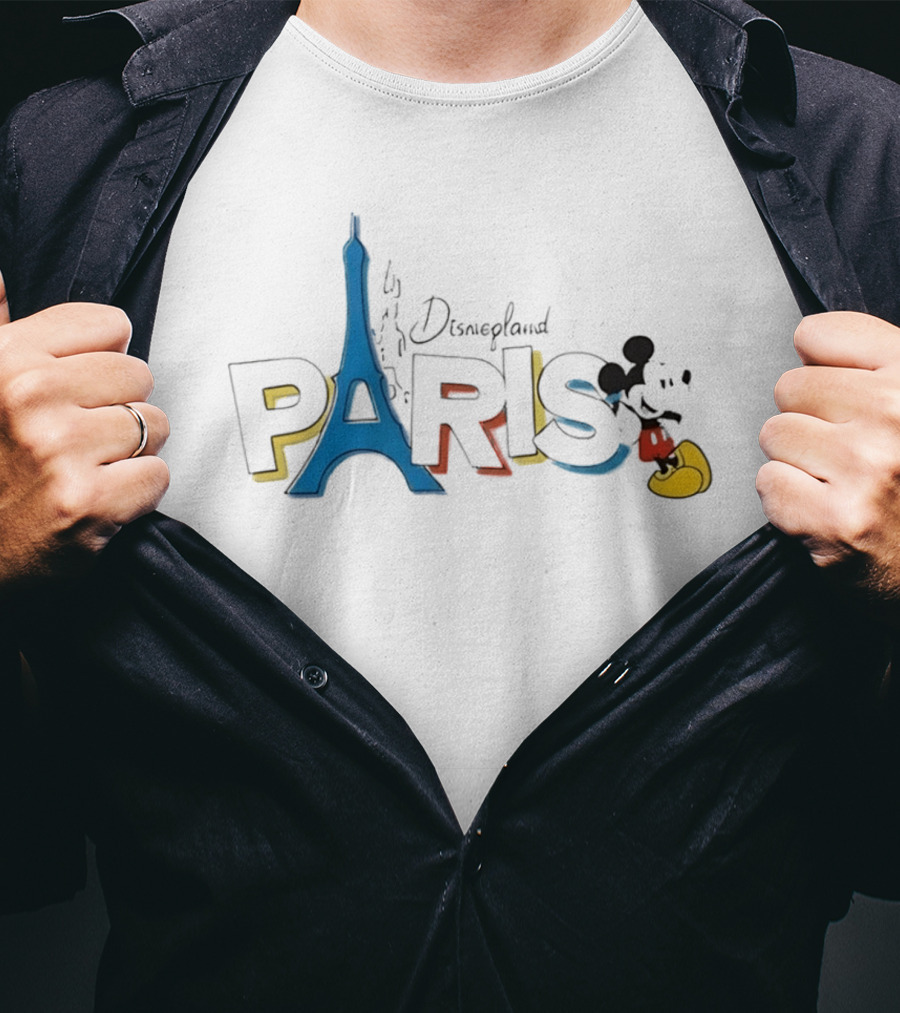 Kylie Kelce Disneyland Paris Mickey Mouse Eiffel Tower T-Shirt