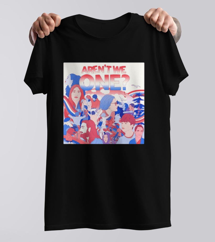 Aren't We One Colorful Community Unity Celebration T-Shirt