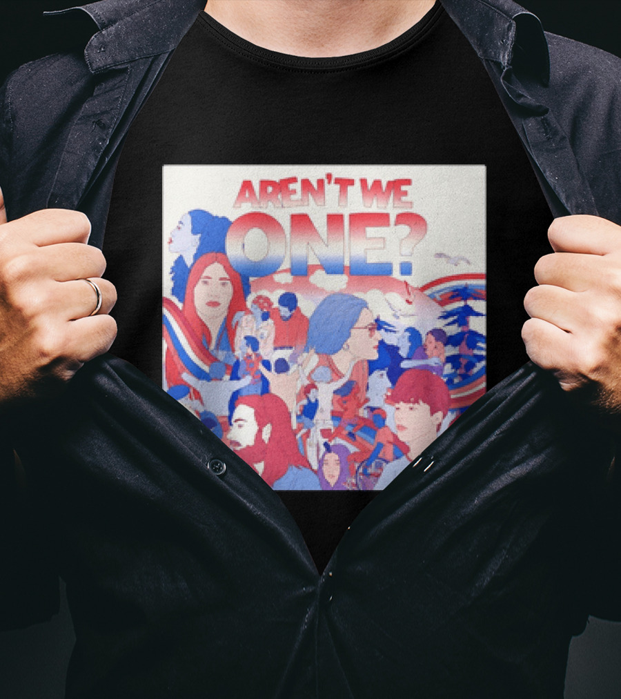 Aren't We One Colorful Community Unity Celebration T-Shirt