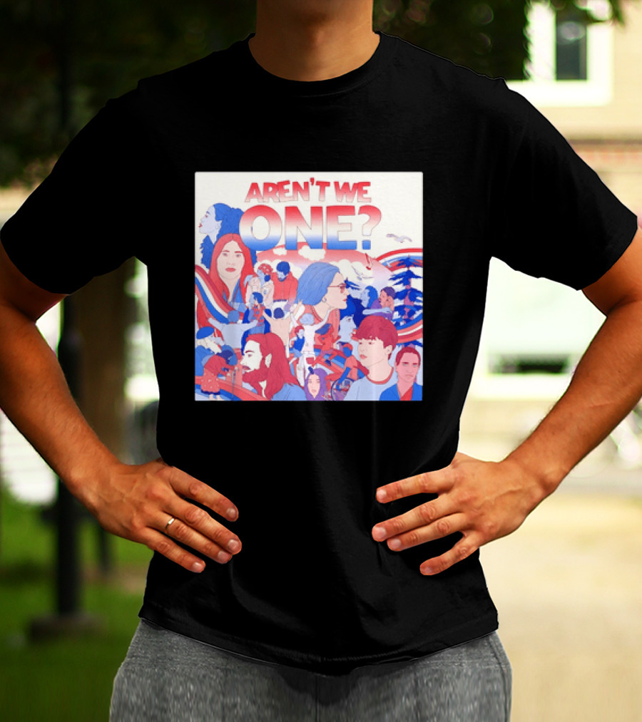 Aren't We One Colorful Community Unity Celebration T-Shirt