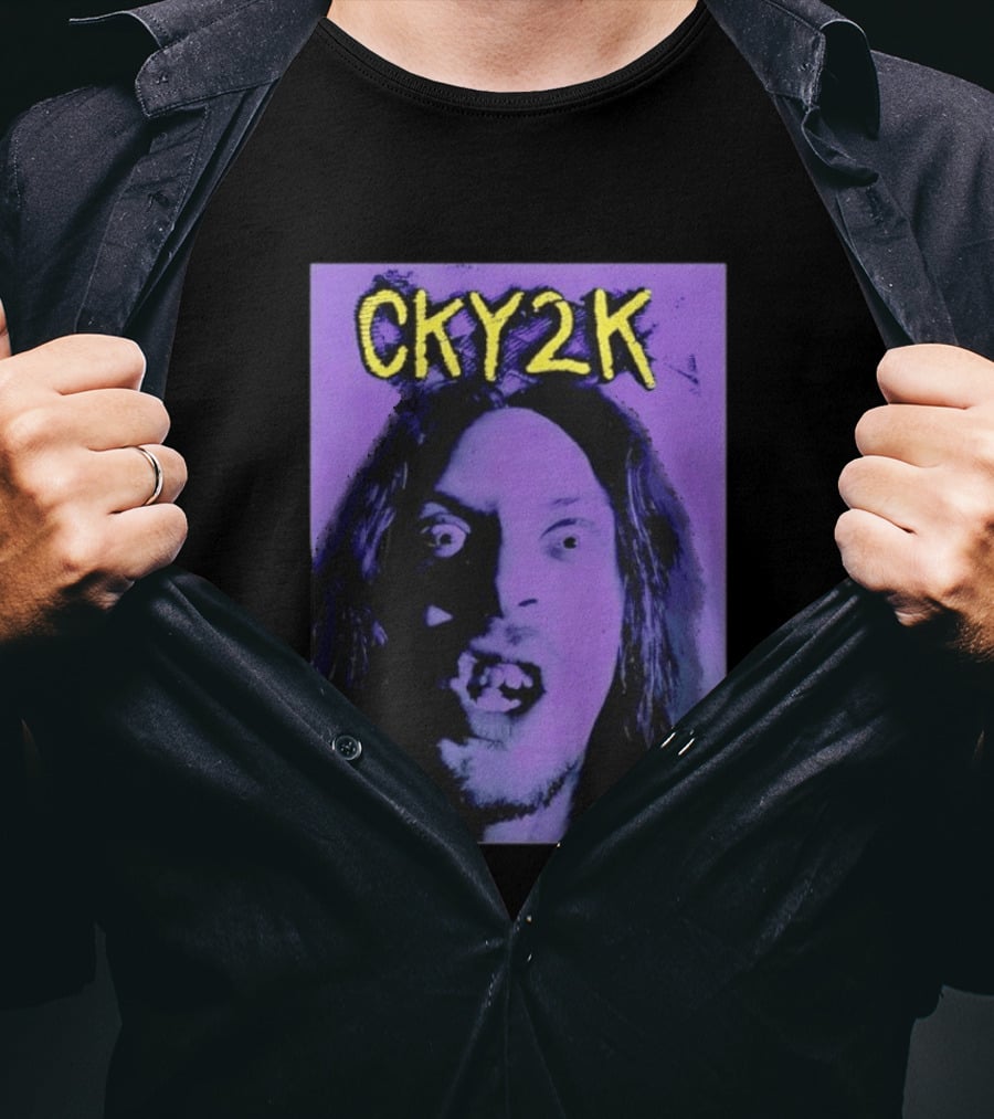 CKY2K Brandon DiCamillo Purple Cover Explicit Content T-Shirt