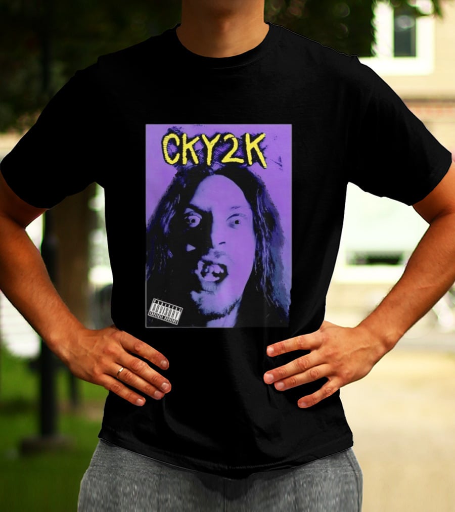 CKY2K Brandon DiCamillo Purple Cover Explicit Content T-Shirt