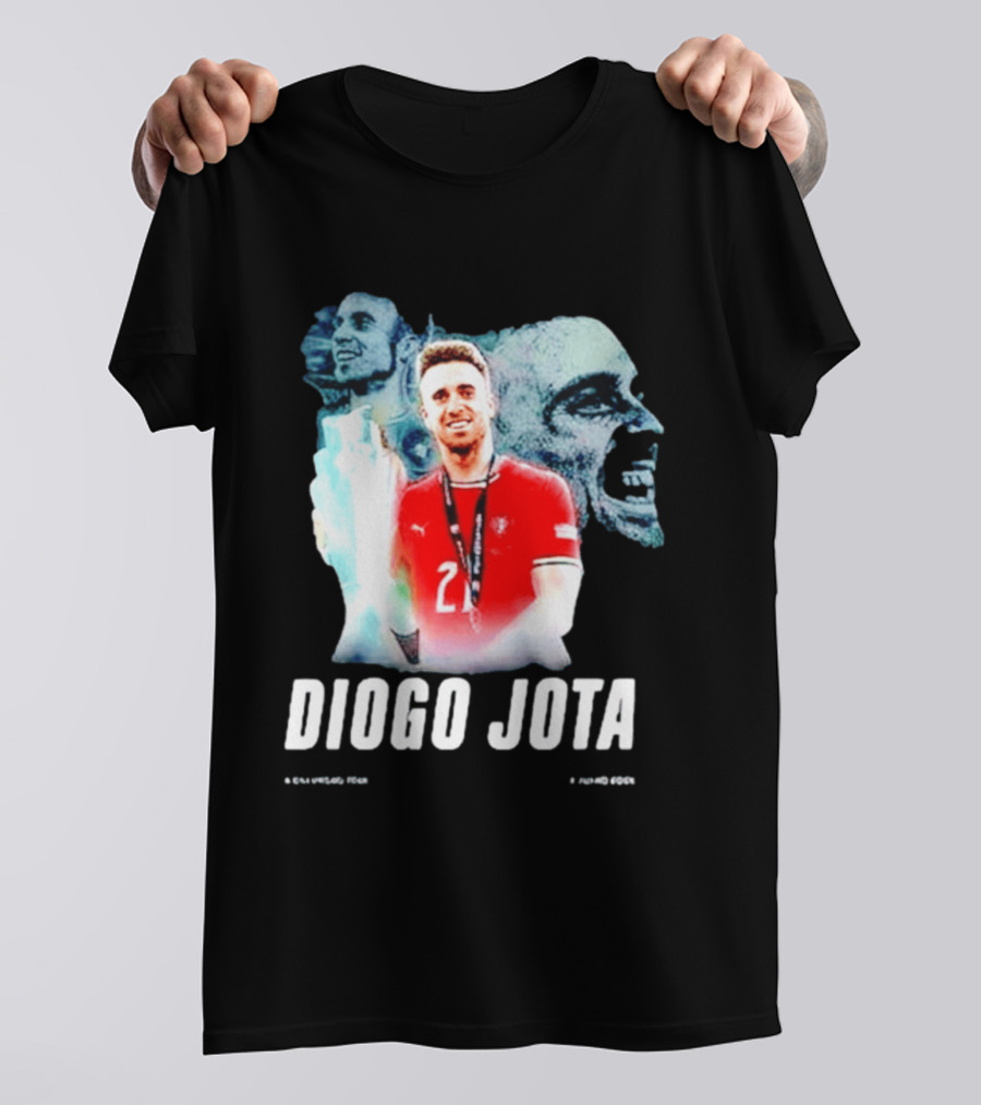 Diogo Jota Portugal No 21 Legends Football Player T-Shirt