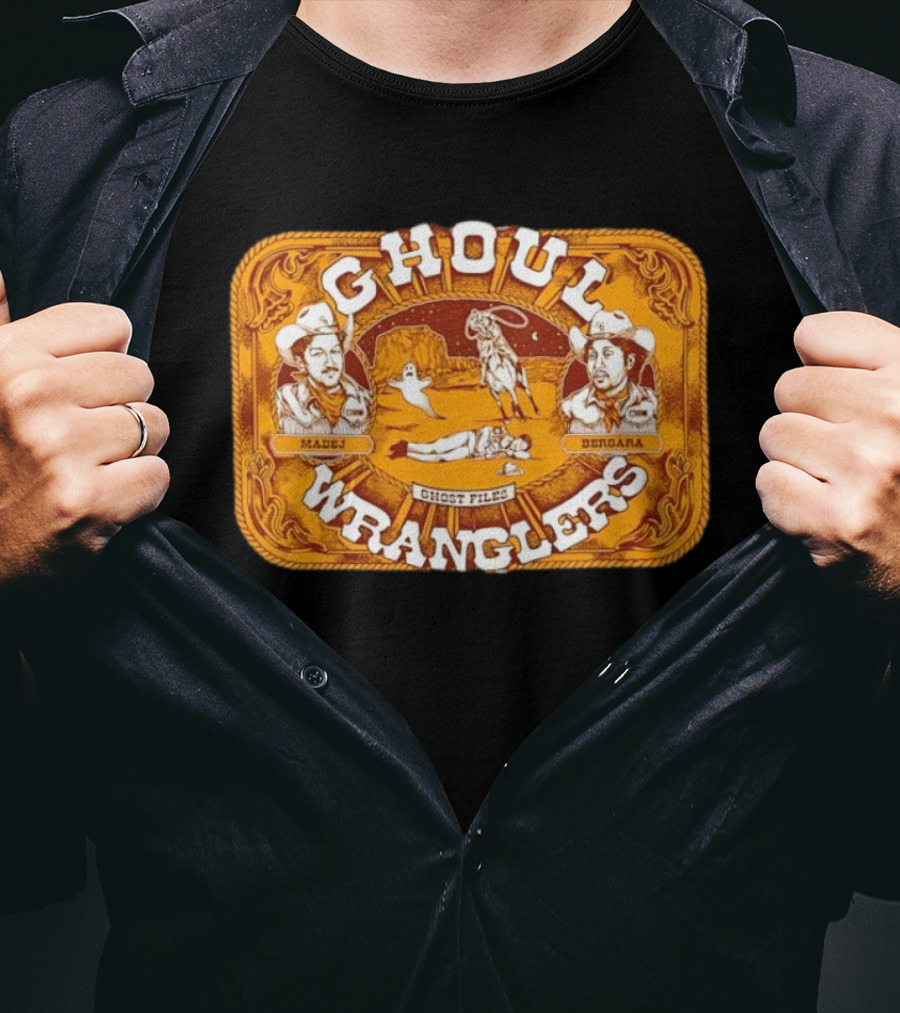 Ghoul Wranglers Ghost Files Ryan Bergara Shane Madej Cowboy T-Shirt