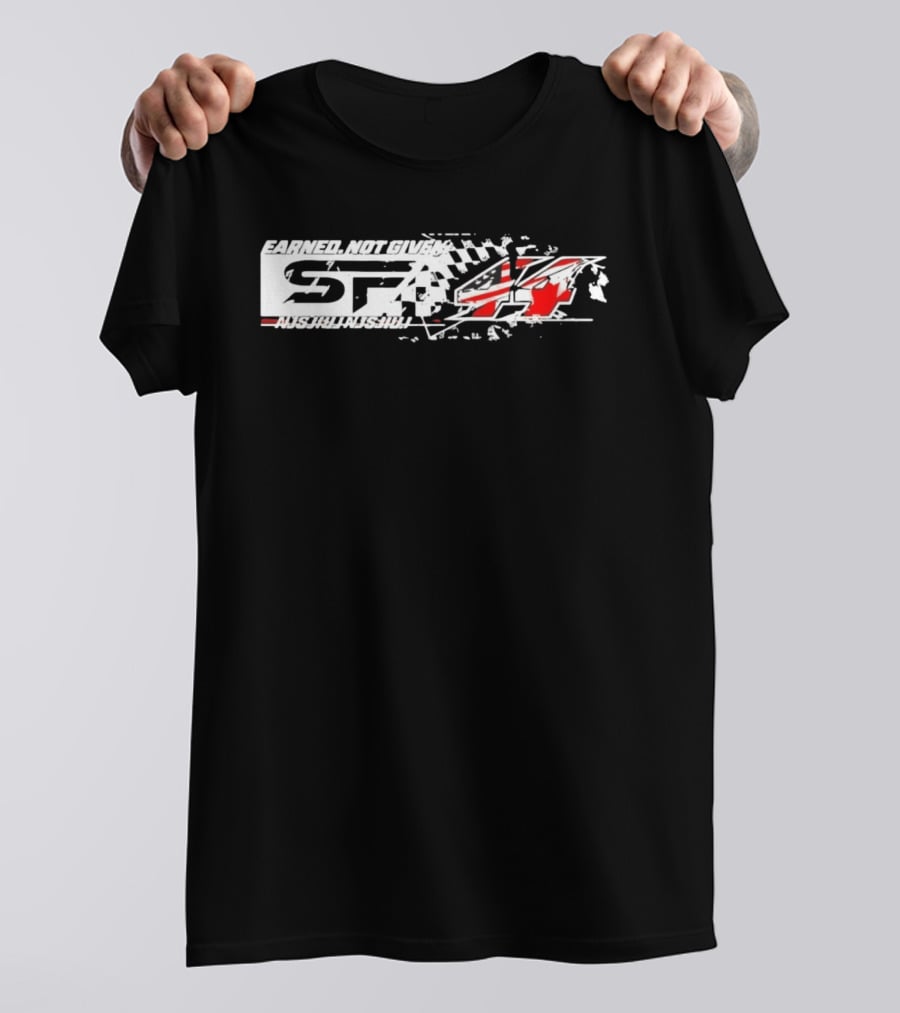 Earned Not Given STA 44 American Flag Nishikanshu Racing 2026 T-Shirt