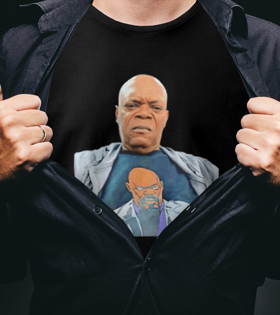 Samuel L Jackson Nick Fury Marvel Cinematic Universe Marvel Studios T-Shirt