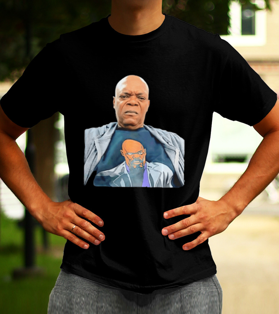 Samuel L Jackson Nick Fury Marvel Cinematic Universe Marvel Studios T-Shirt