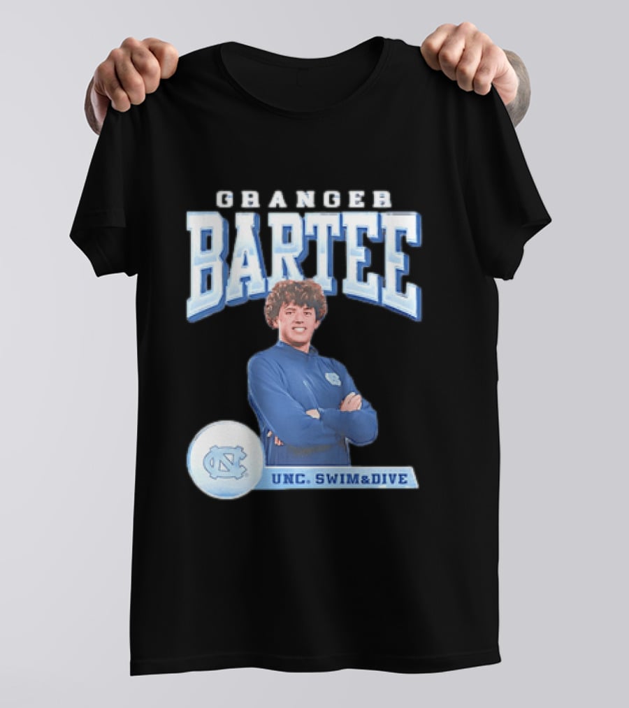 Granger Bartee UNC Swim & Dive North Carolina Tar Heels T-Shirt