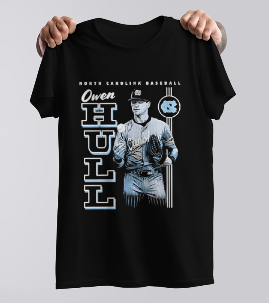 North Carolina Baseball Owen Hull Tar Heels T-Shirt