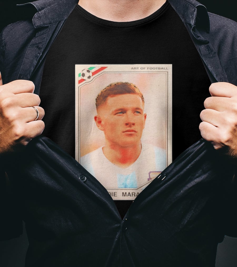 Geordie Maradona Art Of Football Argentina National Team T-Shirt