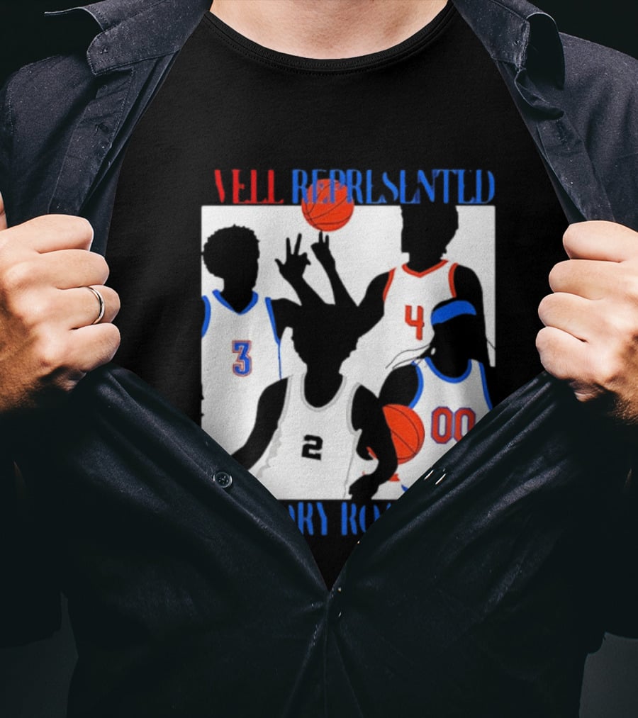 Well Represented Glory Road Basketball Team 2026 Number 3 4 2 00 T-Shirt