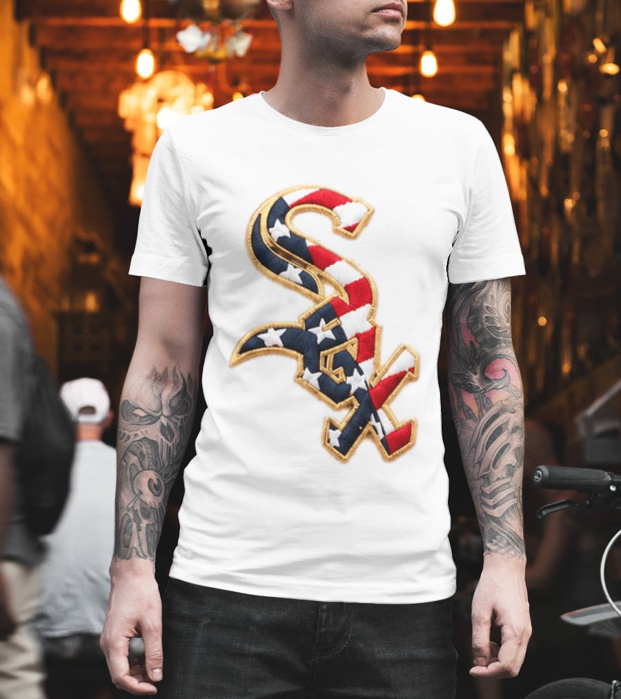 2026 White Sox Patriotic Stars Stripes 4th Of July T-Shirt