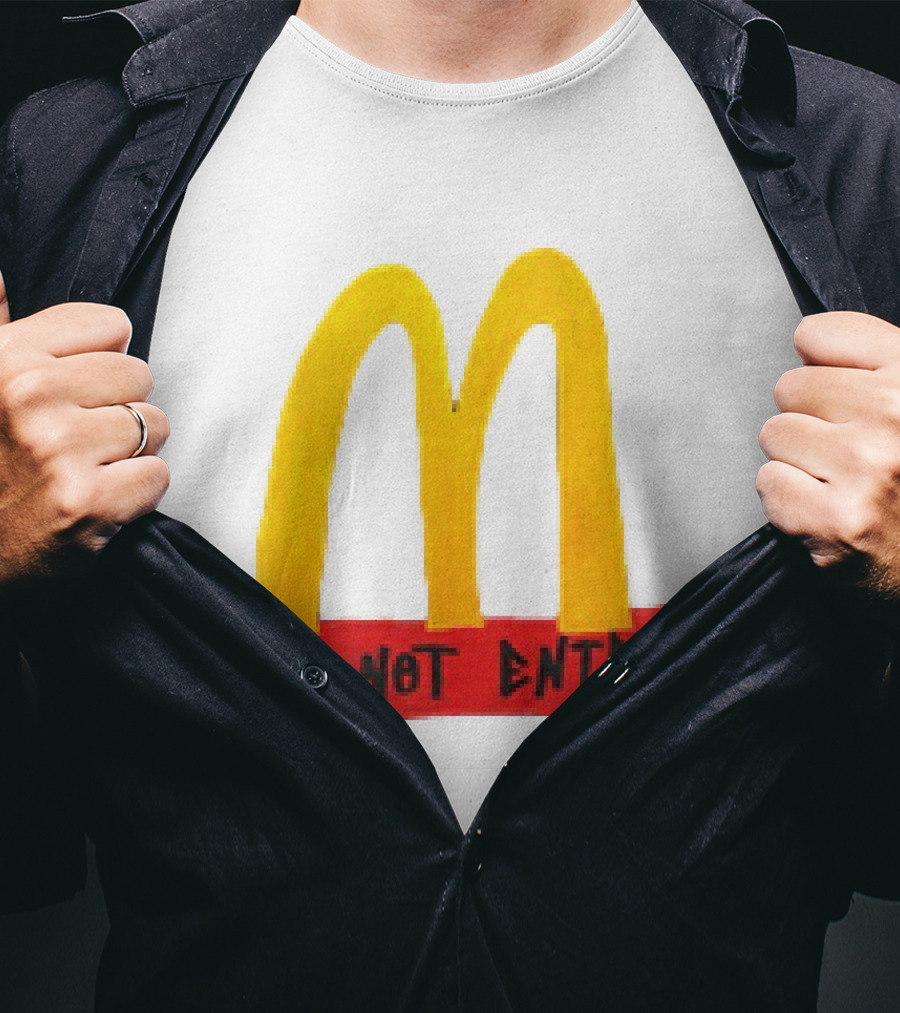 McDonald's Do Not Enter 2026 Yellow Arches Red T-Shirt
