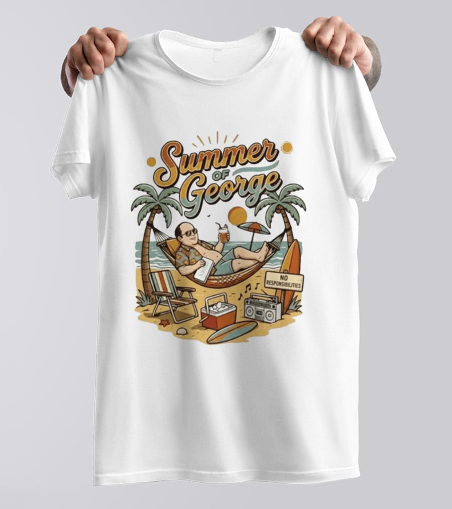 Summer Of George Seinfeld No Responsibilities Beach Relaxation T-Shirt