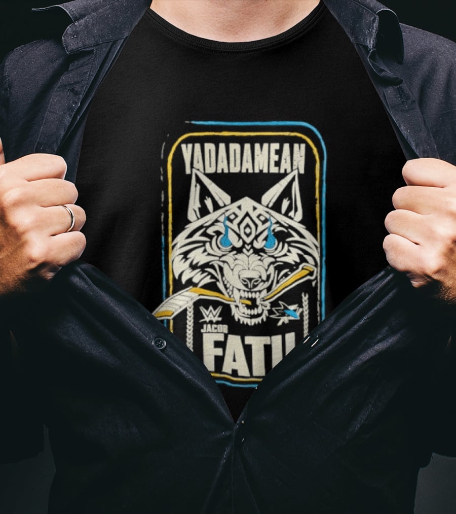 Jacob Fatu Yadadamean San Jose Sharks Collaboration T-Shirt