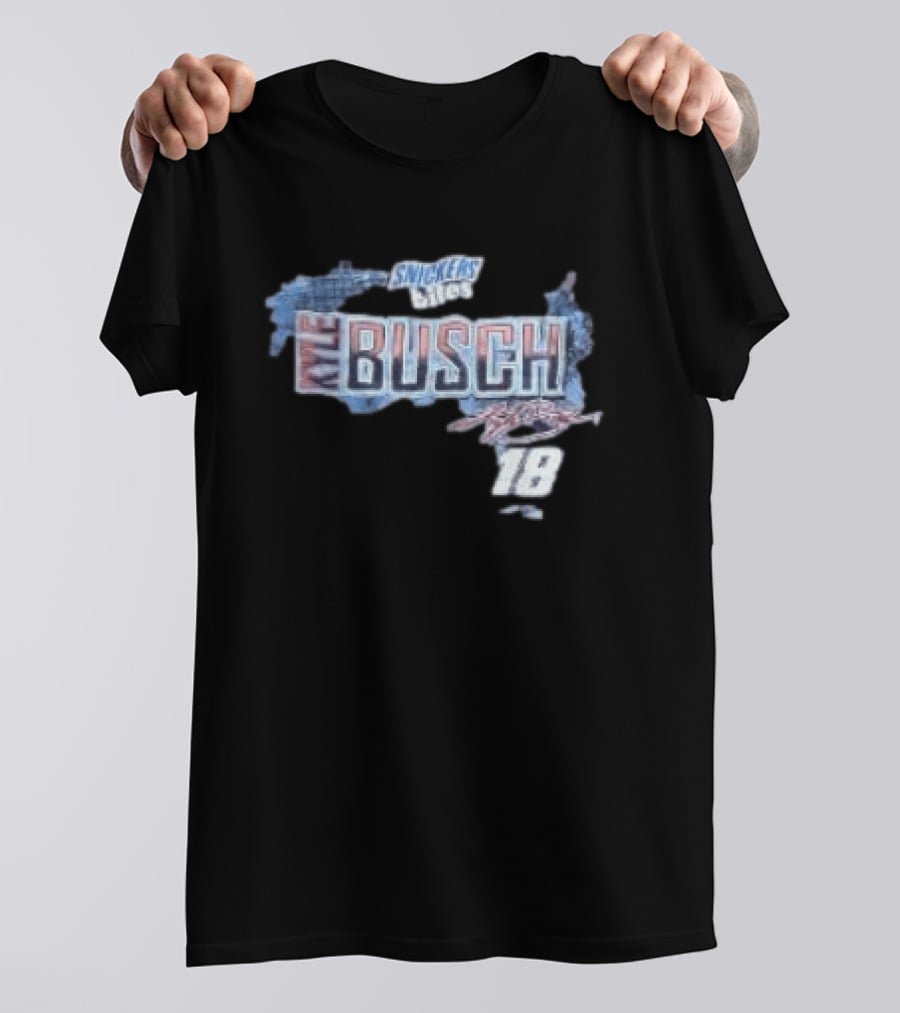 Kyle Busch Snickers Bites Joe Gibbs Racing NASCAR 18 T-Shirt