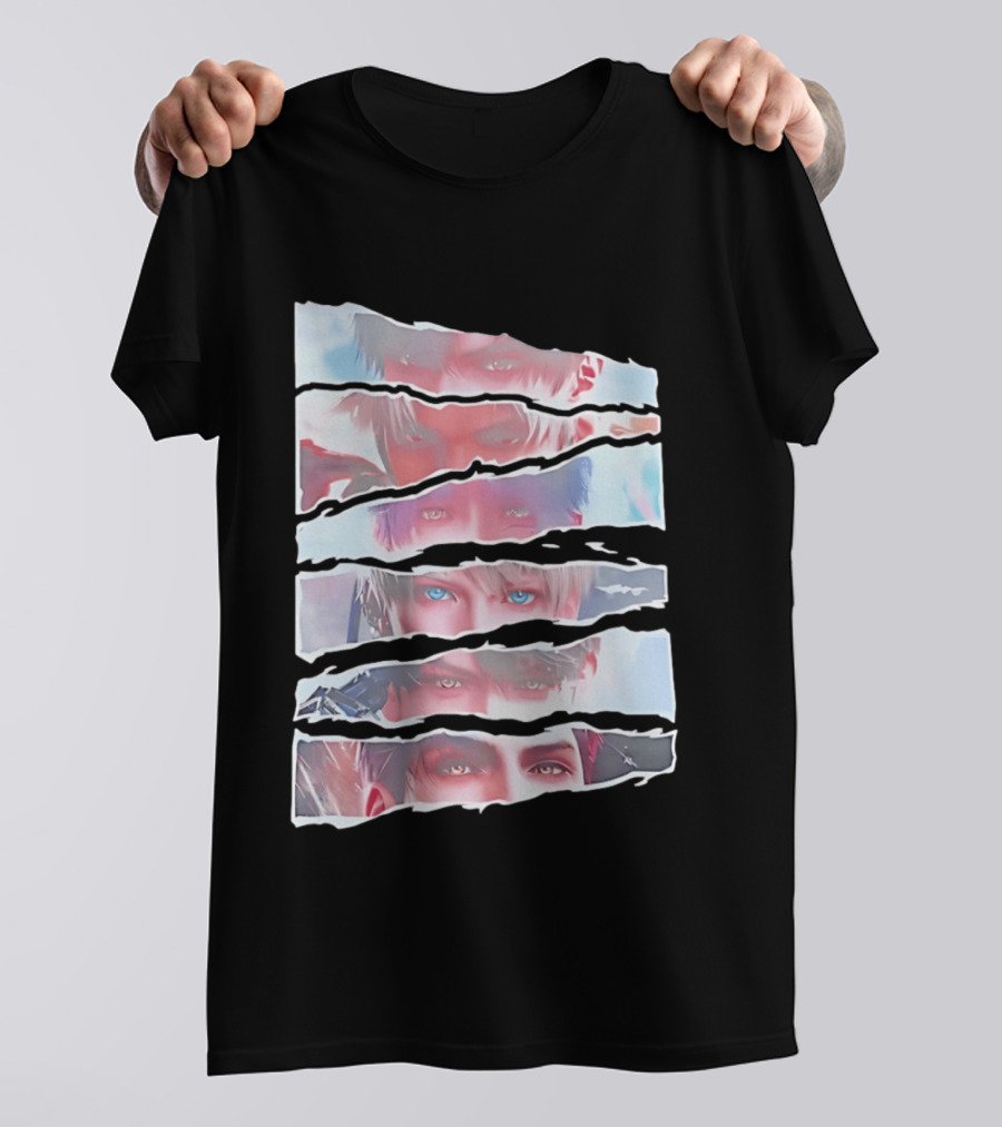 Love And Deepspace Otome Game Character Eyes Collage T-Shirt