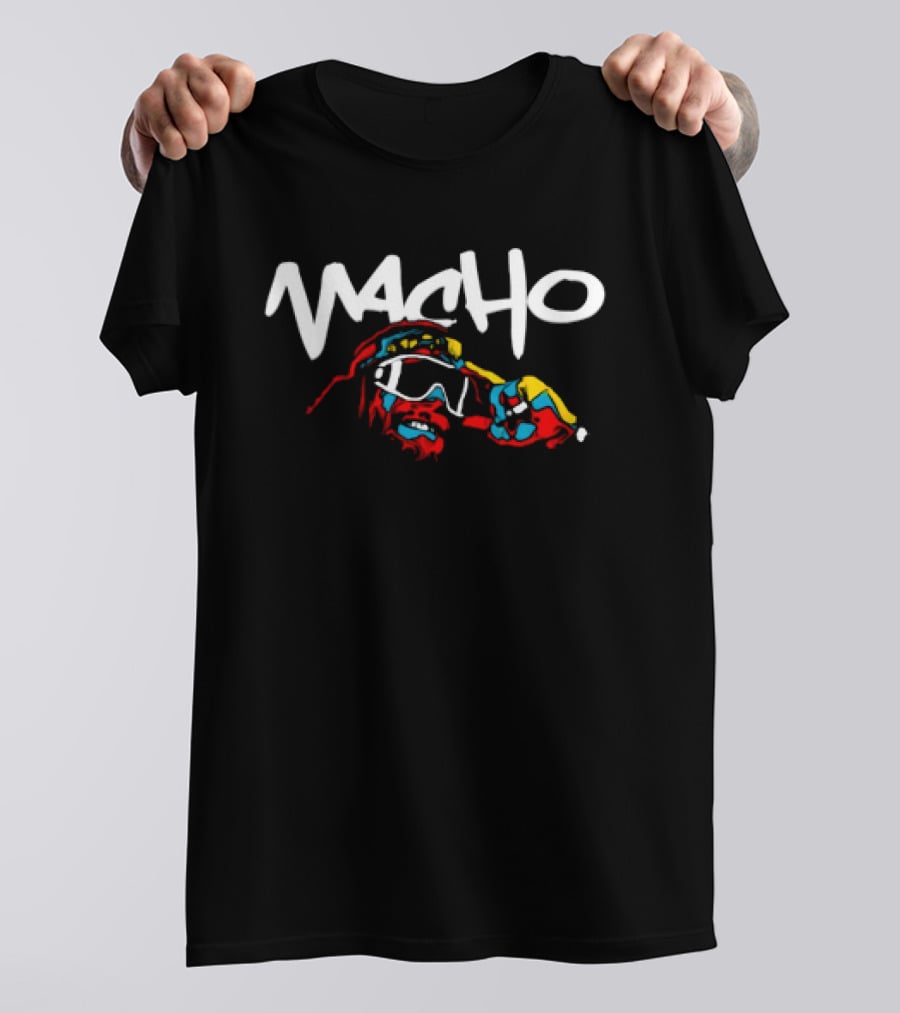 Macho Man Randy Savage WWE Legend Wrestling Iconic Look T-Shirt