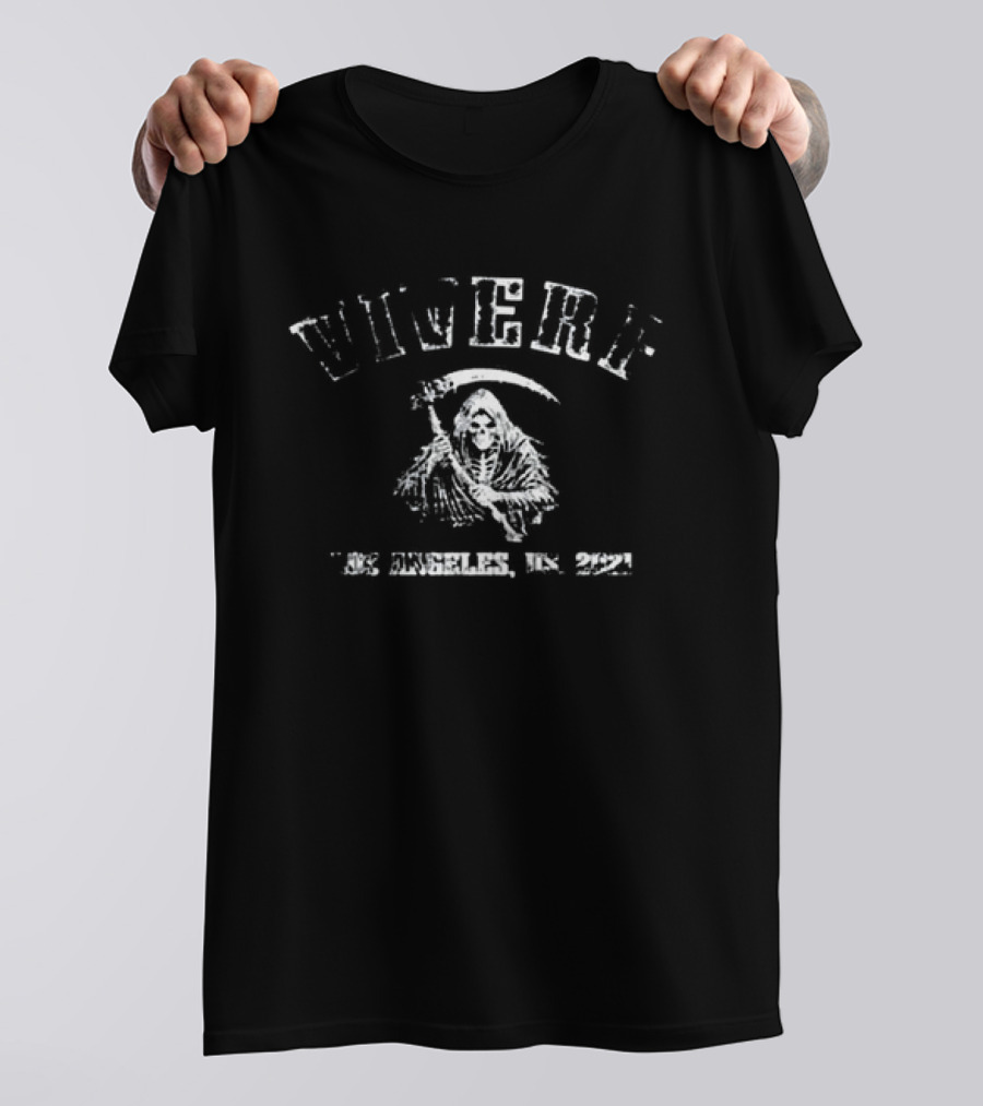 Viverf Skeleton Los Angeles US 2021 Grim Reaper T-Shirt