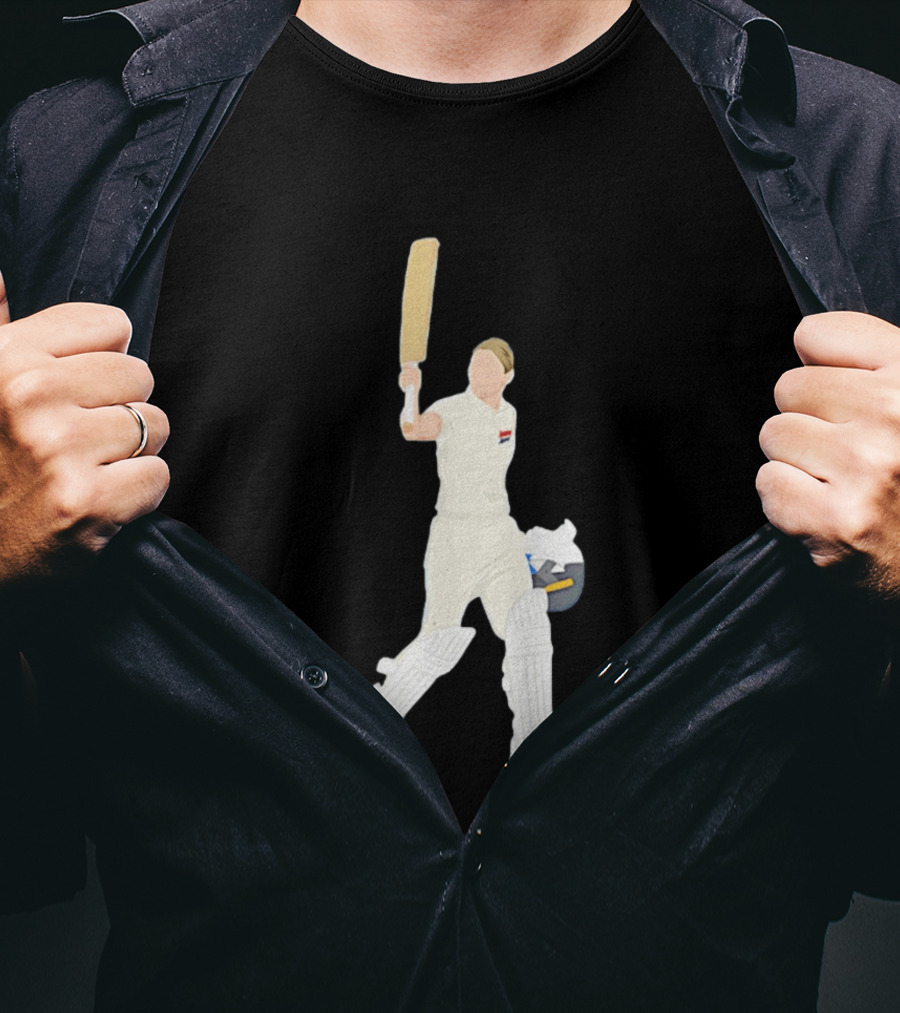 Steve Smith Celebrating Australian Cricket Icon Batter T-Shirt